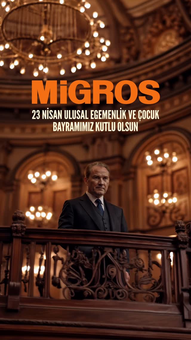 Migros için hazırladığımız 23 Nisan reklam filmi, seslendirme ve görüntü üretimi dahil olmak üzere tamamen yapay zeka teknolojisiyle üretildi.